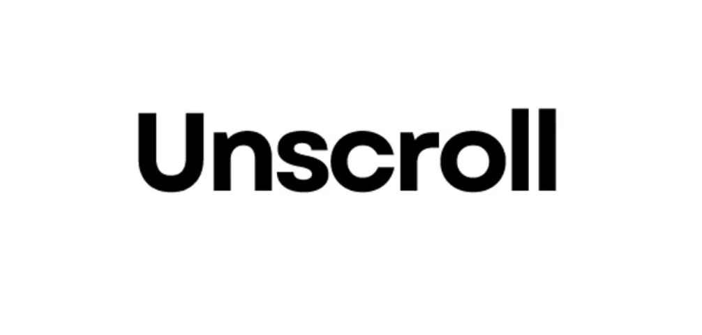 Unscroll wordmark logo